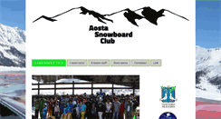 Desktop Screenshot of aostasnowboardclub.com